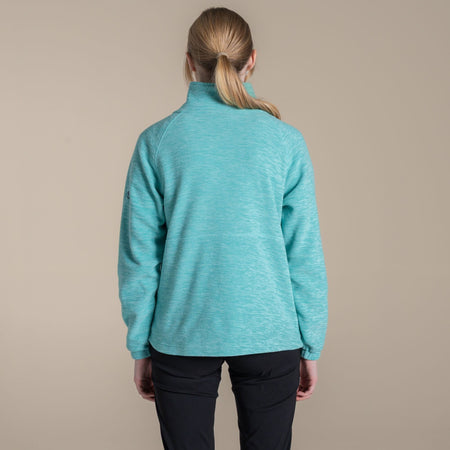 Craghoppers Women's Esk II Half Zip Fleece | Glazed Aqua Clothing Craghoppers