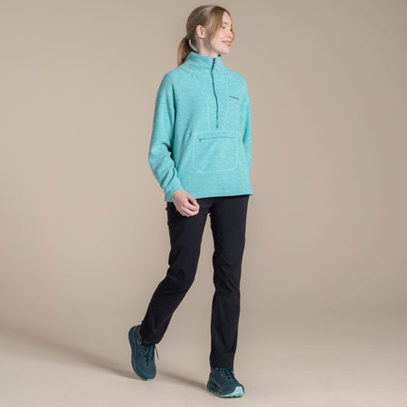 Craghoppers Women's Esk II Half Zip Fleece | Glazed Aqua Clothing Craghoppers