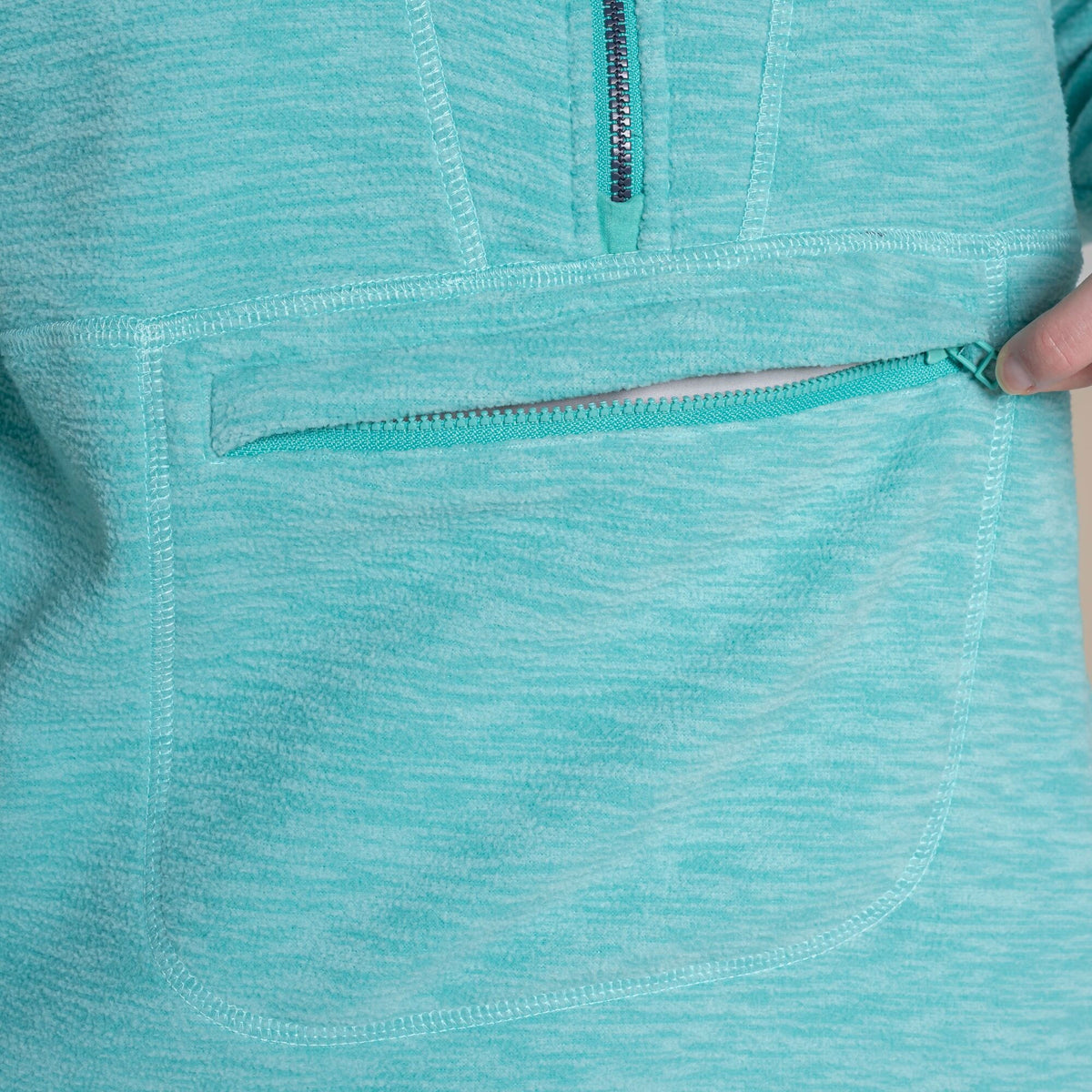 Craghoppers Women's Esk II Half Zip Fleece | Glazed Aqua Clothing Craghoppers