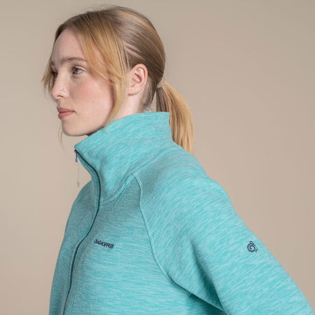 Craghoppers Women's Esk II Half Zip Fleece | Glazed Aqua Clothing Craghoppers
