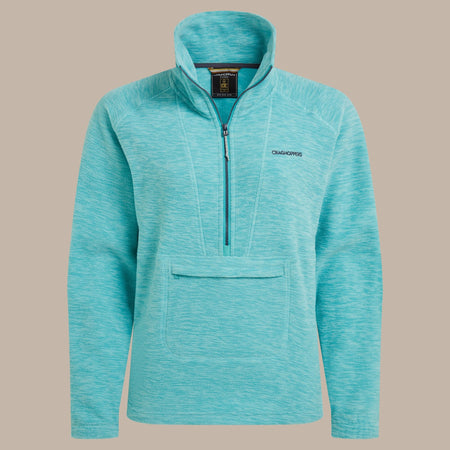 Craghoppers Women's Esk II Half Zip Fleece | Glazed Aqua Clothing Craghoppers