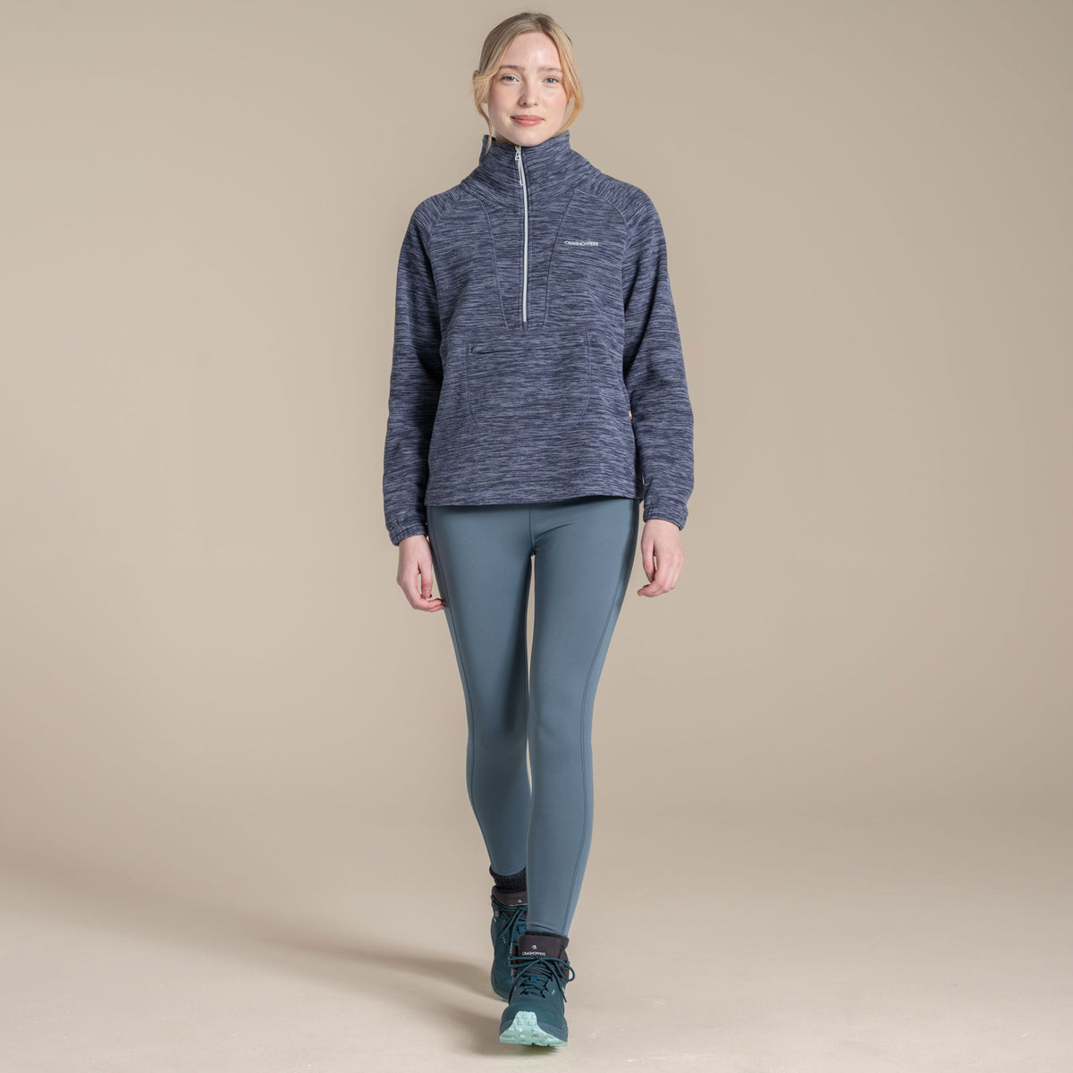 Craghoppers Women's Esk II Half Zip Fleece | Anthracite Clothing Craghoppers