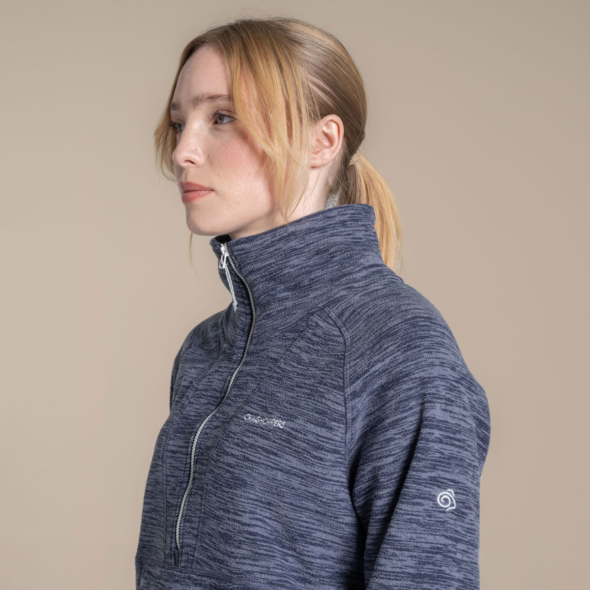Craghoppers Women's Esk II Half Zip Fleece | Anthracite Clothing Craghoppers