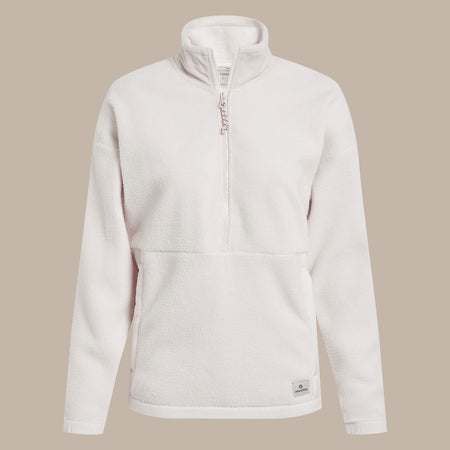 Craghoppers Women's Sanaa Half Zip Fleece | Ecru Clothing Craghoppers