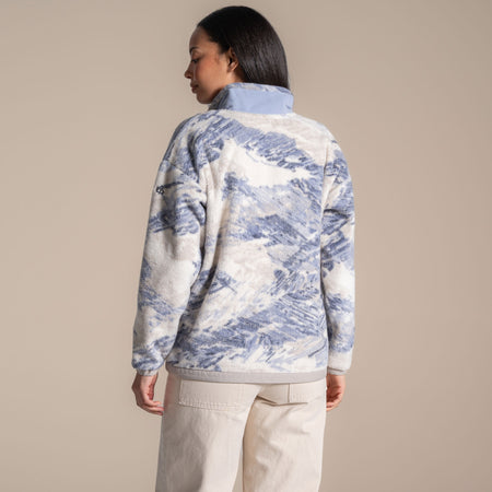 Craghoppers Women's Sanaa Half Zip Fleece | Mist Blue Clothing Craghoppers