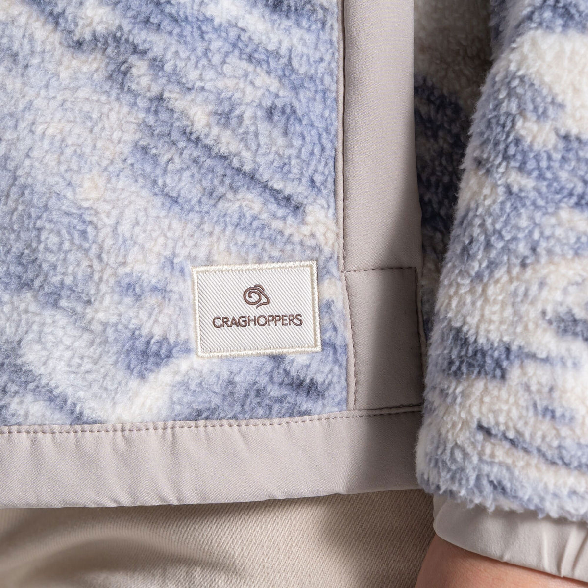 Craghoppers Women's Sanaa Half Zip Fleece | Mist Blue Clothing Craghoppers