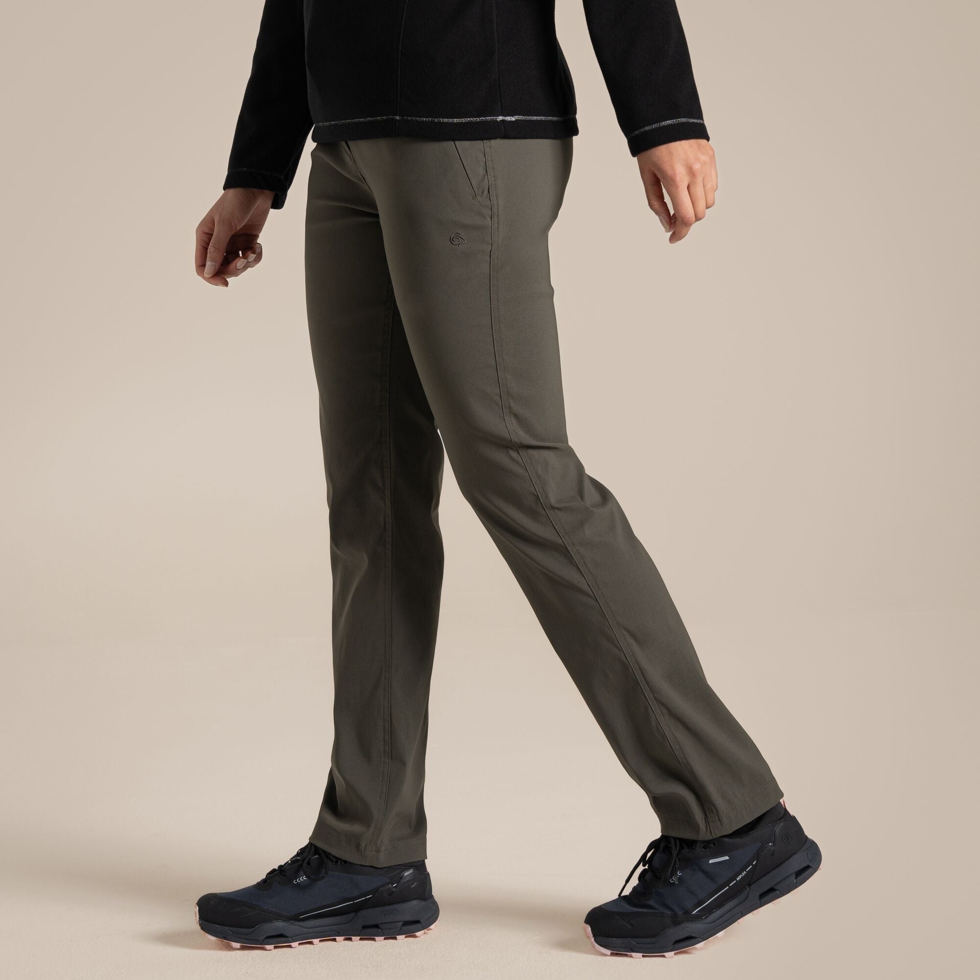Craghoppers Women's Kiwi Pro II Trousers | Mid Khaki Clothing Craghoppers