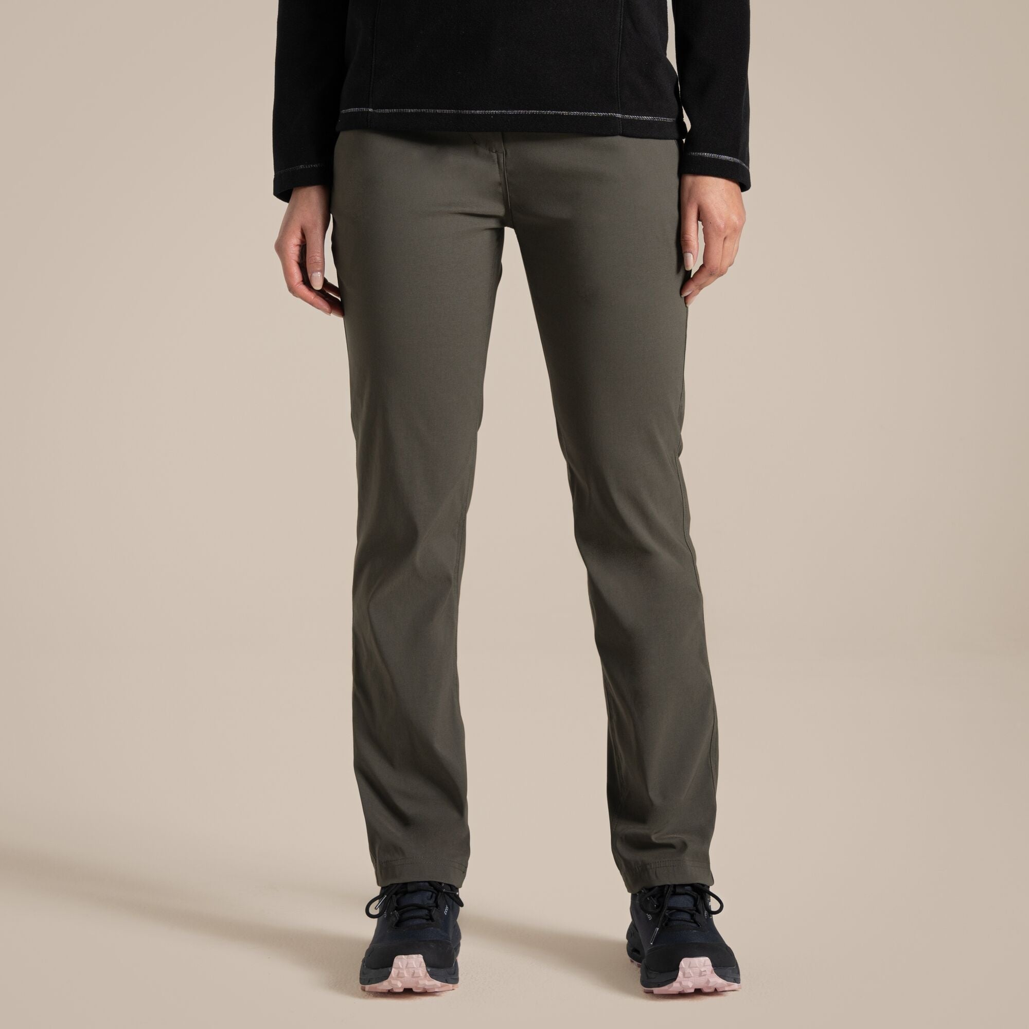 Craghoppers Women's Kiwi Pro II Trousers | Mid Khaki Clothing Craghoppers