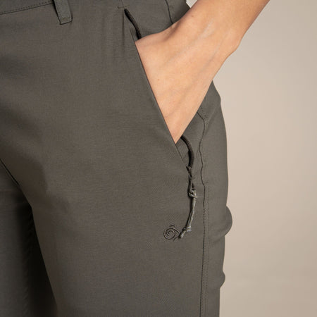 Craghoppers Women's Kiwi Pro II Trousers | Mid Khaki Clothing Craghoppers