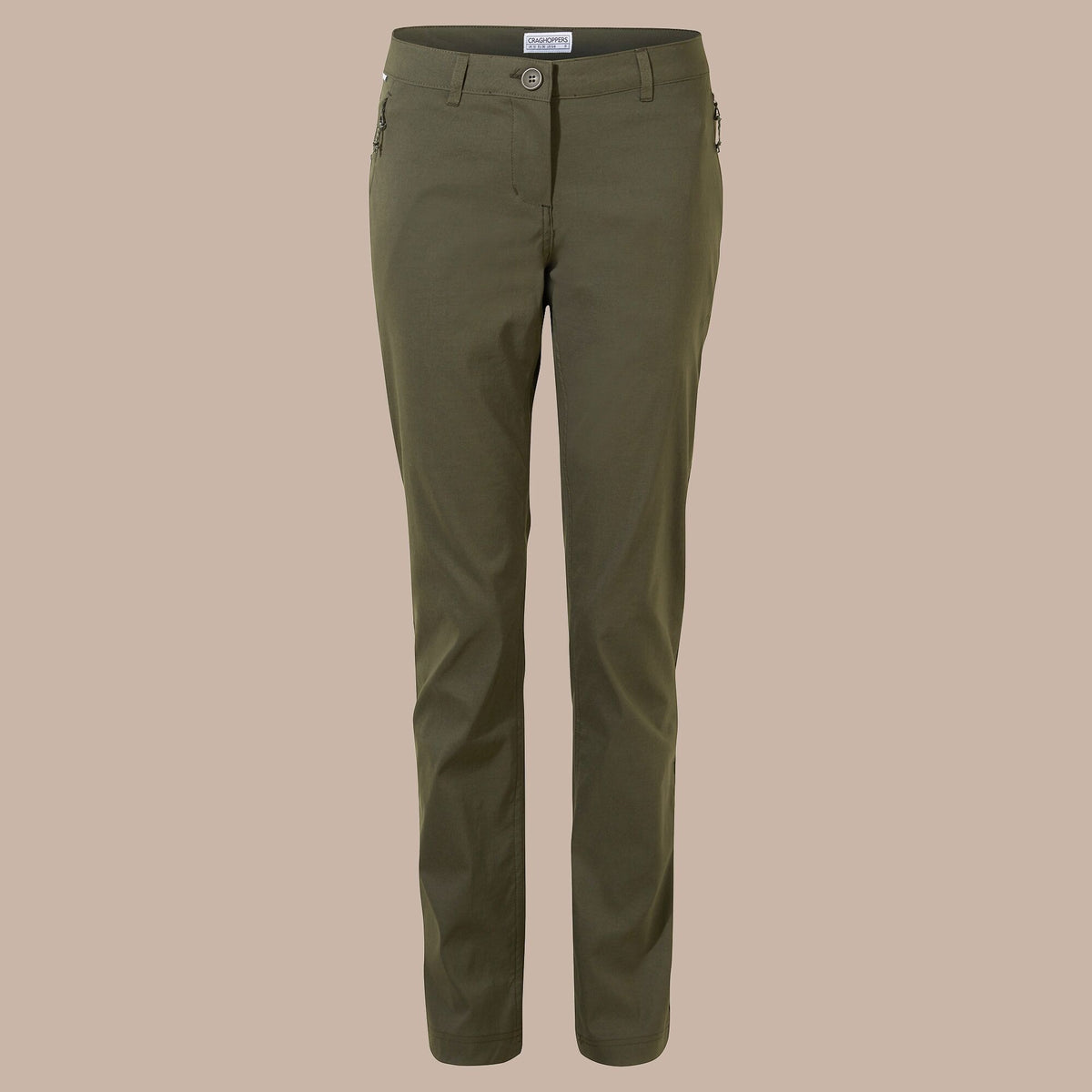 Craghoppers Women's Kiwi Pro II Trousers | Mid Khaki Clothing Craghoppers