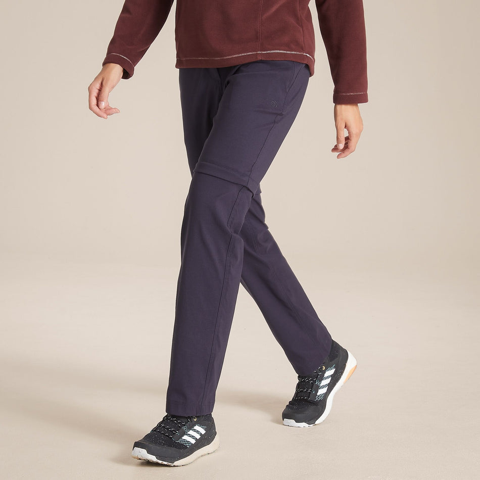 Craghoppers Women's Kiwi Pro II Convertible Trousers | Dark Navy Clothing Craghoppers