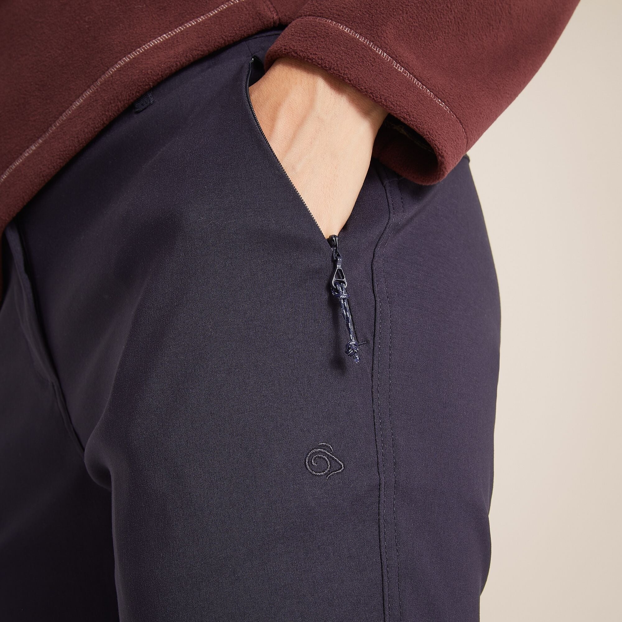 Craghoppers Women's Kiwi Pro II Convertible Trousers | Dark Navy Clothing Craghoppers