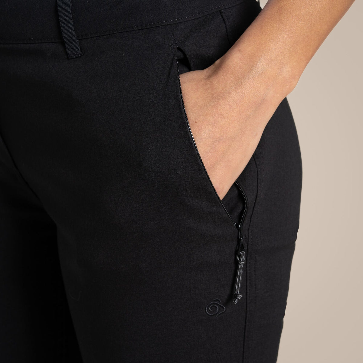 Craghoppers Women's Kiwi Pro II Convertible Trousers | Black Clothing Craghoppers