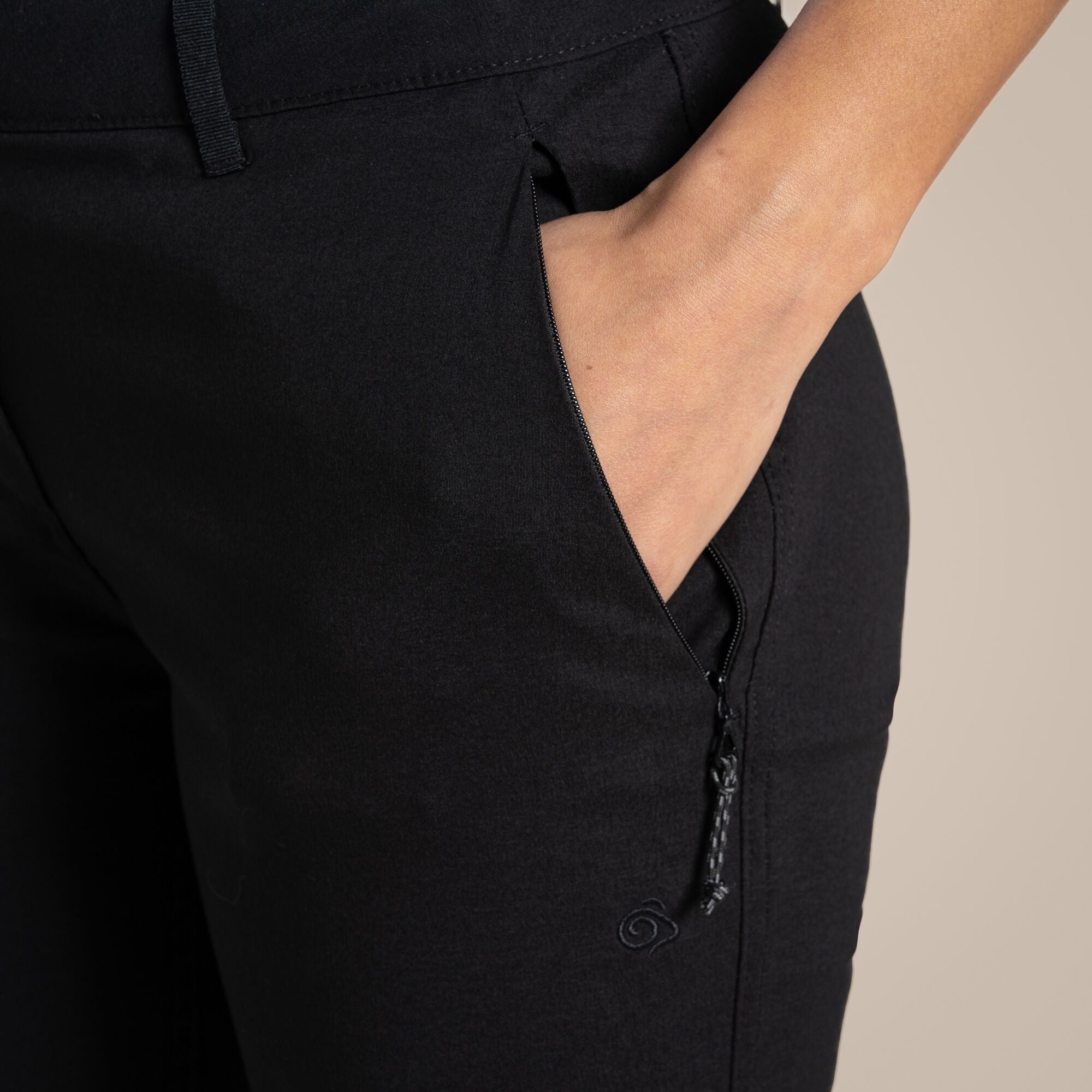 Craghoppers Women's Kiwi Pro II Convertible Trousers | Black Clothing Craghoppers