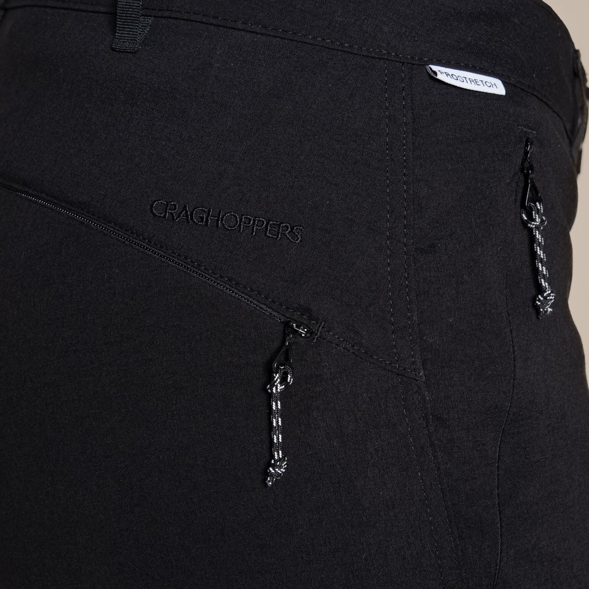 Craghoppers Women's Kiwi Pro II Convertible Trousers | Black Clothing Craghoppers
