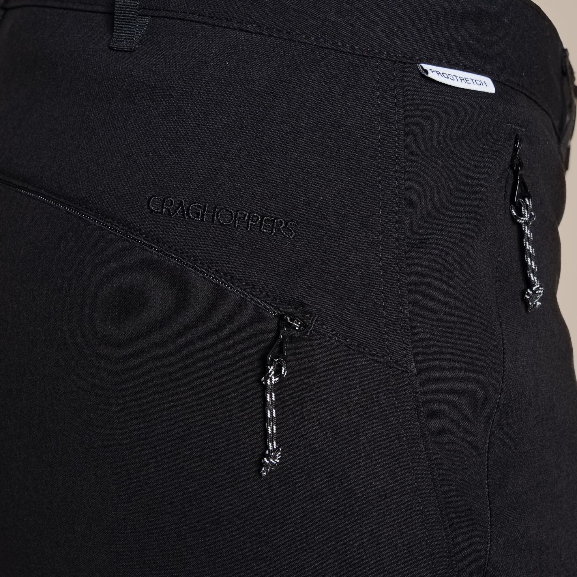Craghoppers Women's Kiwi Pro II Convertible Trousers | Black Clothing Craghoppers