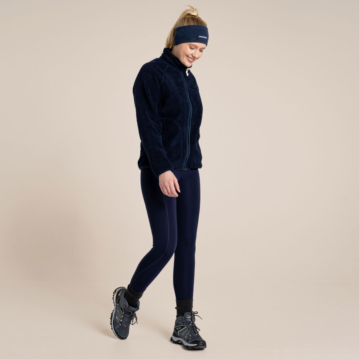 Craghoppers Women's Kiwi Pro Thermo Leggings | Blue Navy Clothing Craghoppers