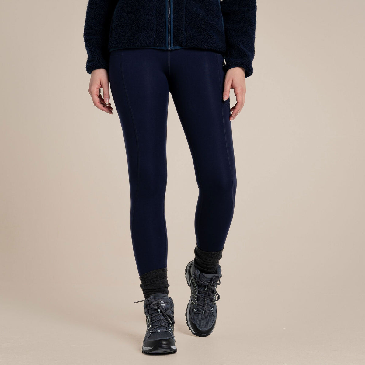 Craghoppers Women's Kiwi Pro Thermo Leggings | Blue Navy Clothing Craghoppers