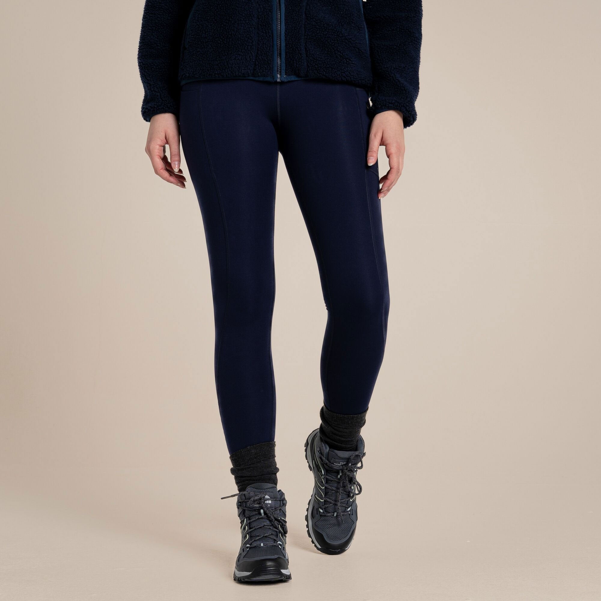 Craghoppers Women's Kiwi Pro Thermo Leggings | Blue Navy Clothing Craghoppers
