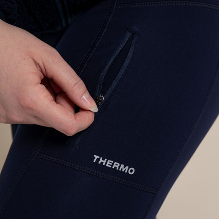 Craghoppers Women's Kiwi Pro Thermo Leggings | Blue Navy Clothing Craghoppers