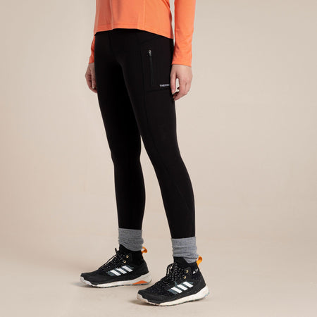 Craghoppers Women's Kiwi Pro Thermo Leggings | Black Clothing Craghoppers