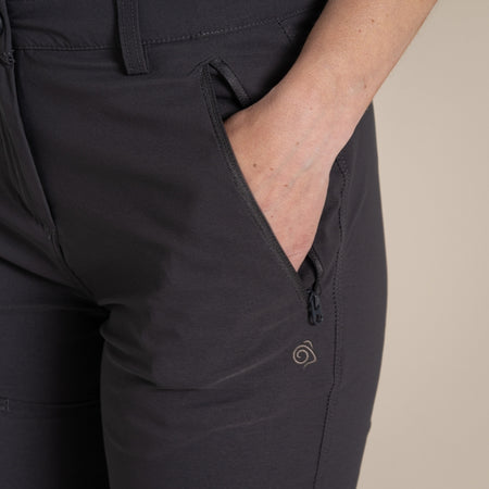 Craghoppers Women's NosiLife Pro Trouser III | Charcoal Clothing Craghoppers