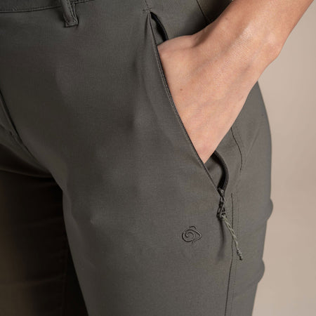 Craghoppers Women's Kiwi Pro III Trousers | Mid Khaki Clothing Craghoppers