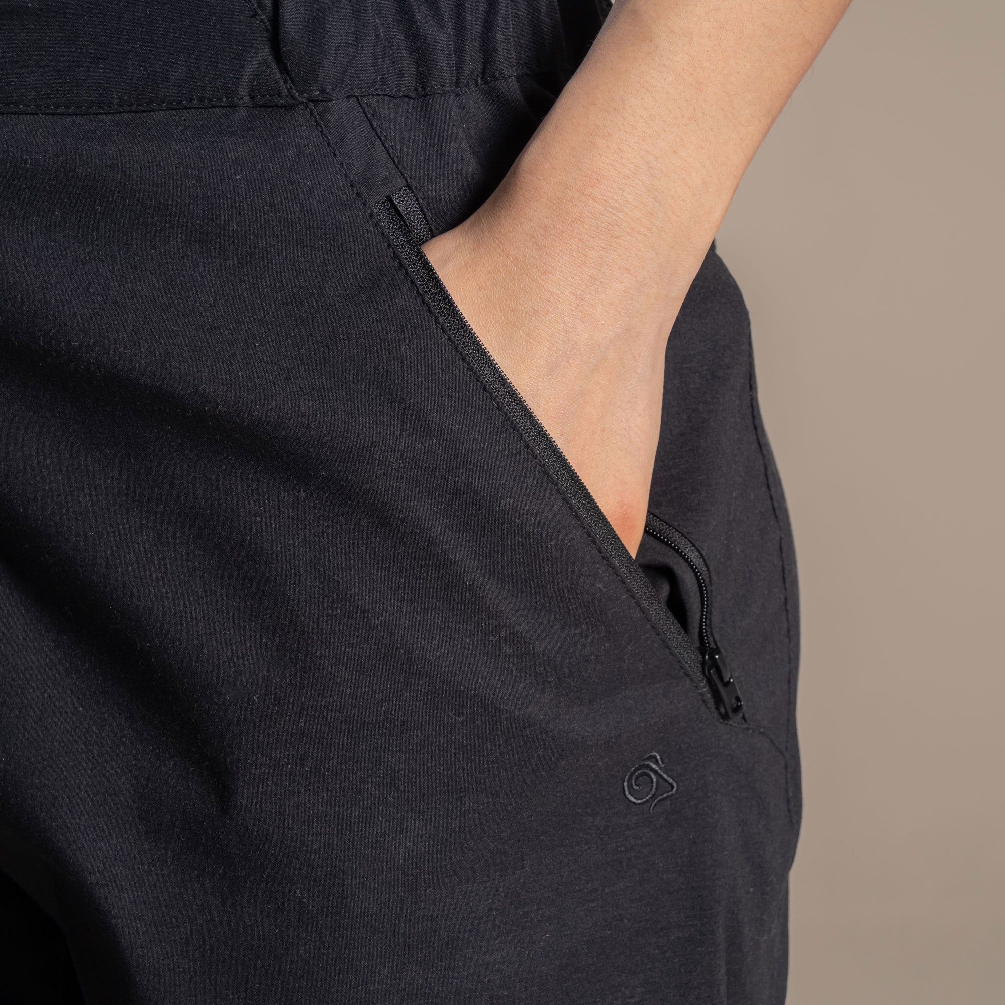 Craghoppers Women's Kiwi Pro Barrel Trouser | Black Clothing Craghoppers