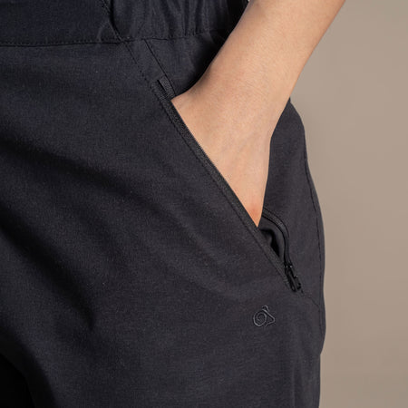 Craghoppers Women's Kiwi Pro Barrel Trouser | Black Clothing Craghoppers