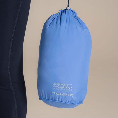 Craghoppers Women's Compresslite IX Hooded Insulating Jacket | Vinca Blue Clothing Craghoppers