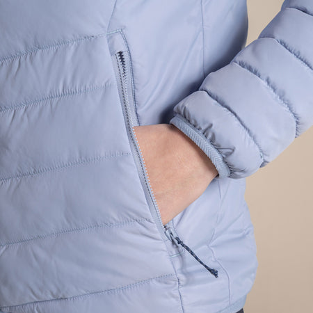 Craghoppers Women's Compresslite IX Hooded Insulating Jacket | Mist Blue Clothing Craghoppers