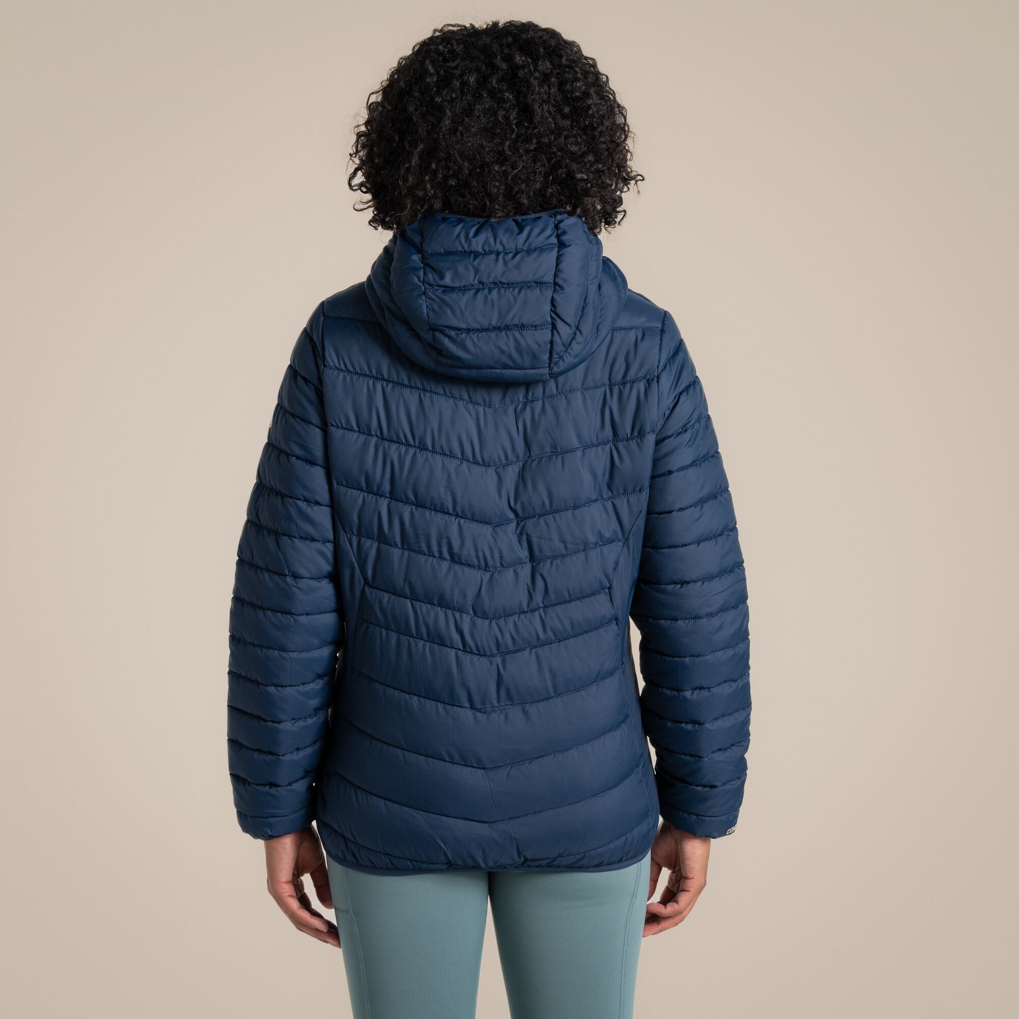 Craghoppers Women's Compresslite IX Hooded Insulating Jacket | Blue Navy Clothing Craghoppers
