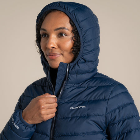 Craghoppers Women's Compresslite IX Hooded Insulating Jacket | Blue Navy Clothing Craghoppers