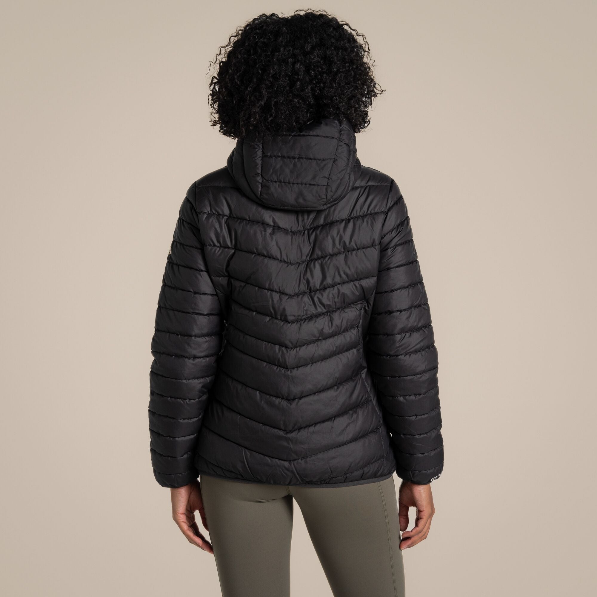 Craghoppers Women's Compresslite IX Hooded Insulating Jacket | Black Clothing Craghoppers