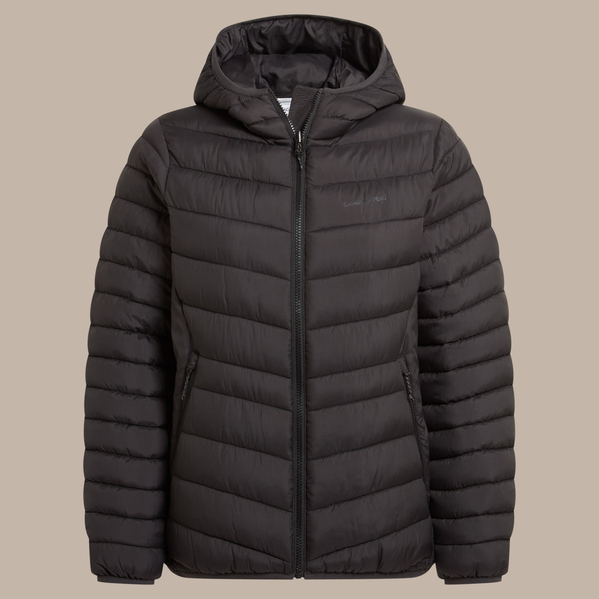 Craghoppers Women's Compresslite IX Hooded Insulating Jacket | Black Clothing Craghoppers