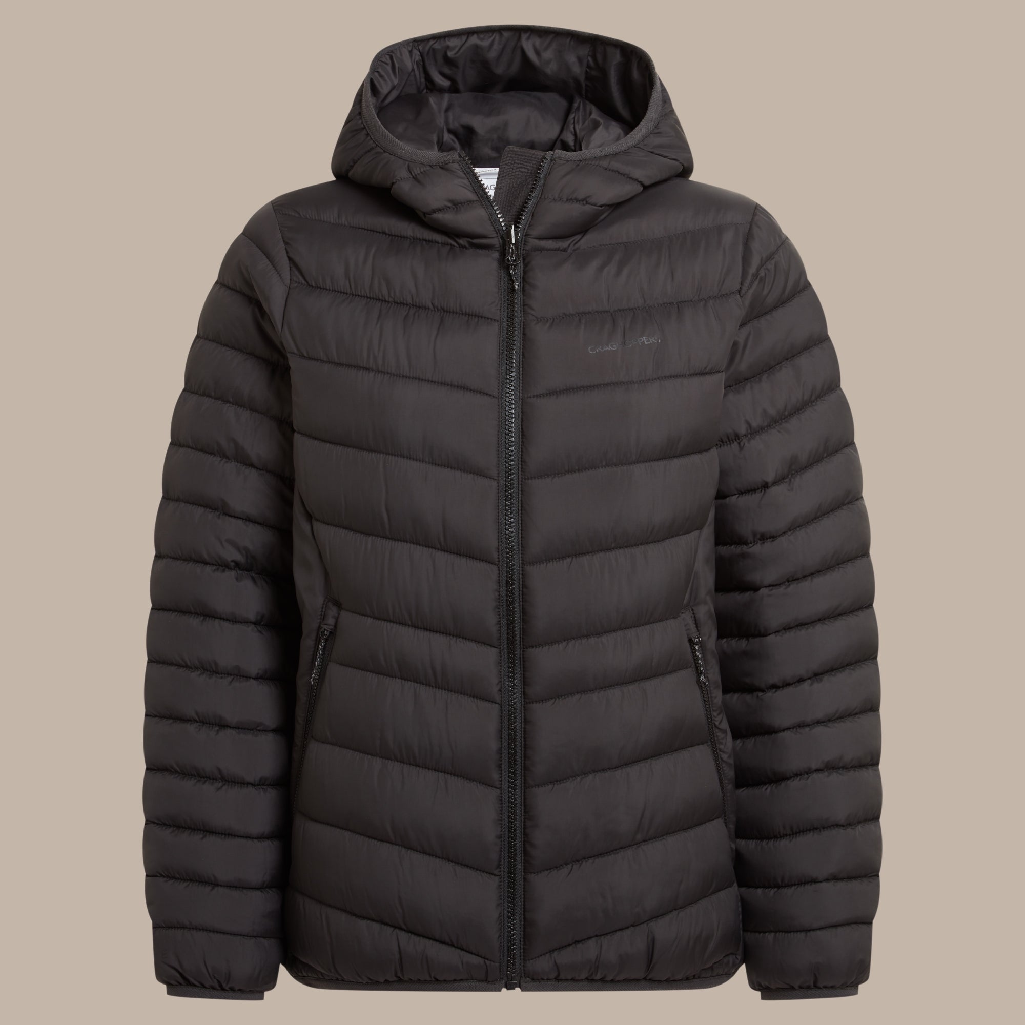 Craghoppers Women's Compresslite IX Hooded Insulating Jacket | Black Clothing Craghoppers