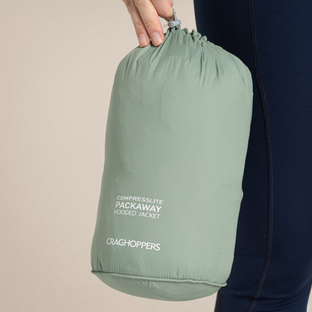 Craghoppers Women's Compresslite IX Hooded Insulating Jacket | Deep Bud Green Clothing Craghoppers