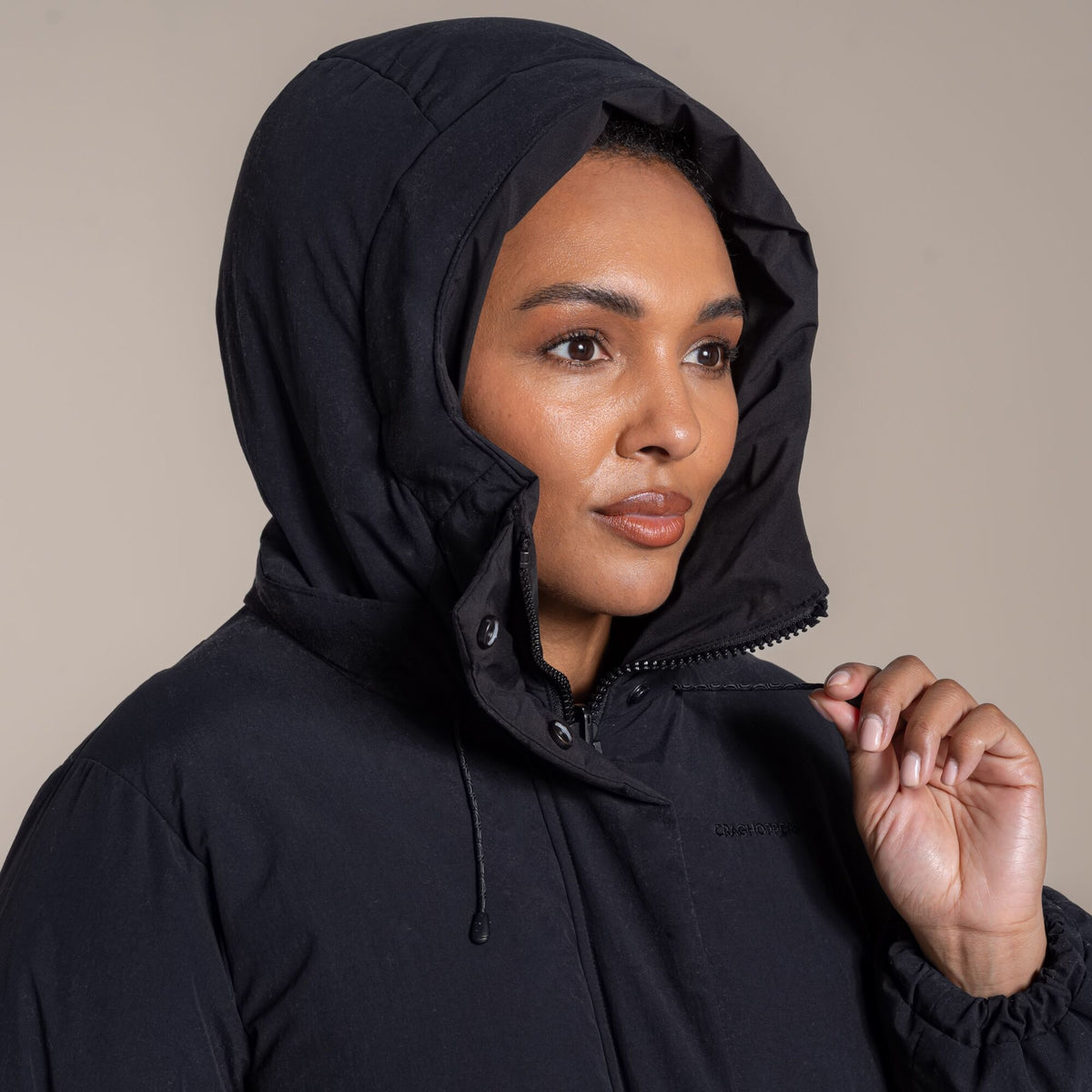 Craghoppers Women's Middlefell Reversible Jacket | Black Clothing Craghoppers