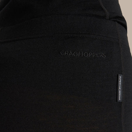 Craghoppers Women's Merino Baselayer Leggings | Black Clothing Craghoppers