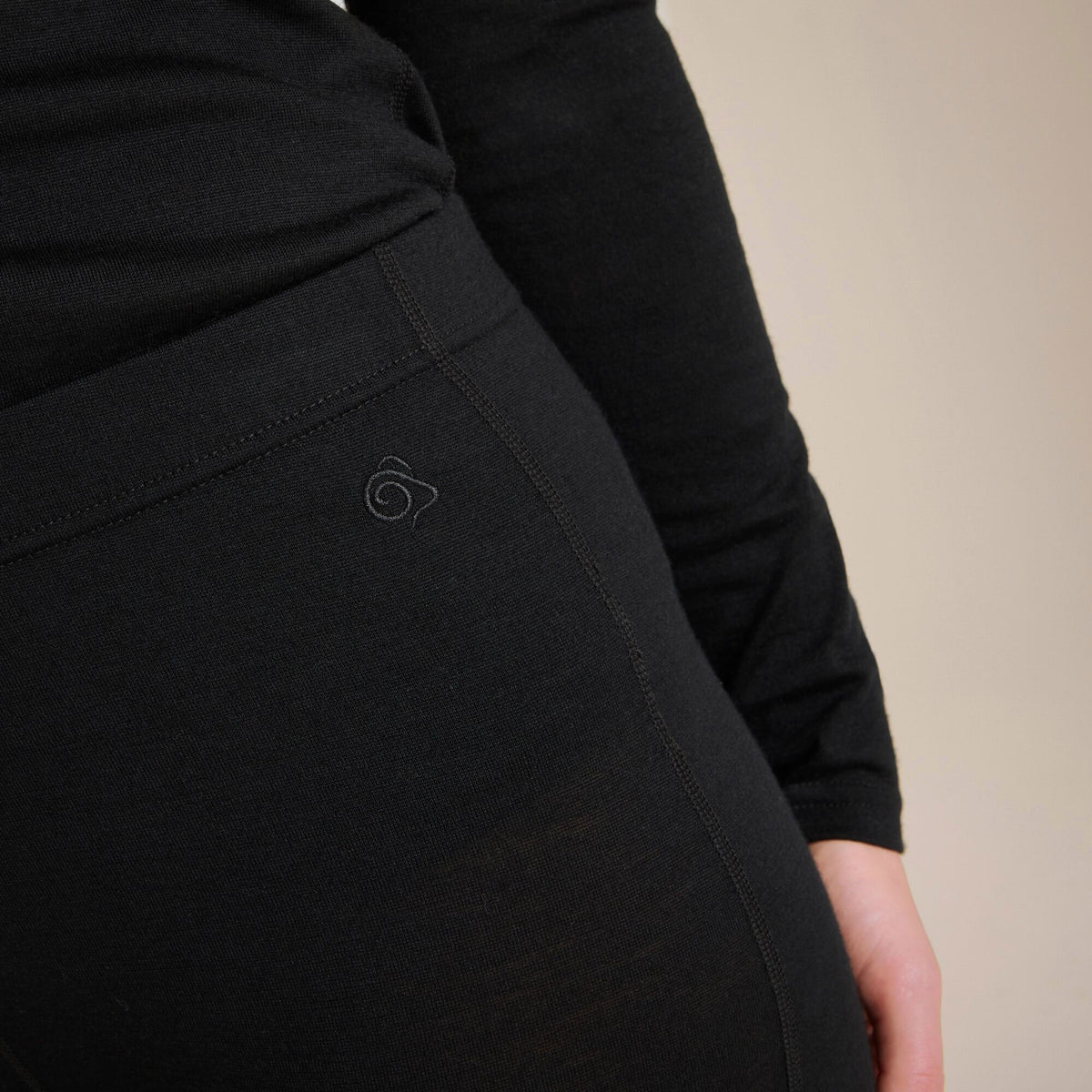 Craghoppers Women's Merino Baselayer Leggings | Black Clothing Craghoppers
