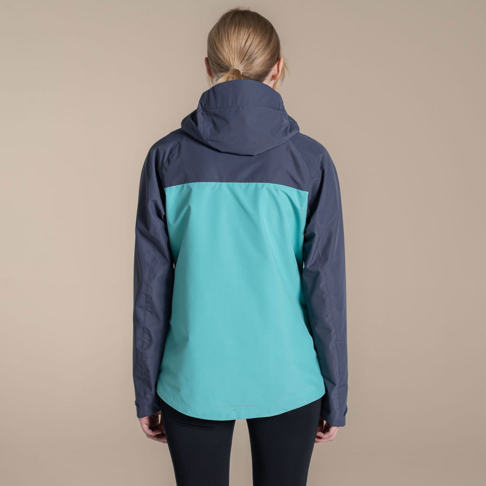 Craghoppers Women's Vanth Waterproof Jacket | Glazed Aqua / Anthracite Clothing Craghoppers