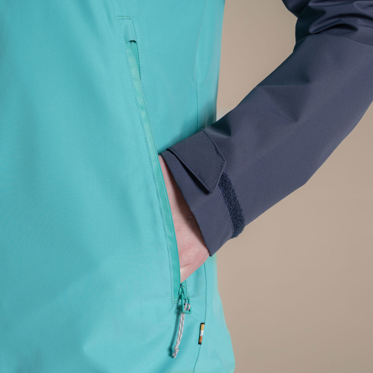 Craghoppers Women's Vanth Waterproof Jacket | Glazed Aqua / Anthracite Clothing Craghoppers