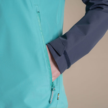Craghoppers Women's Vanth Waterproof Jacket | Glazed Aqua / Anthracite Clothing Craghoppers