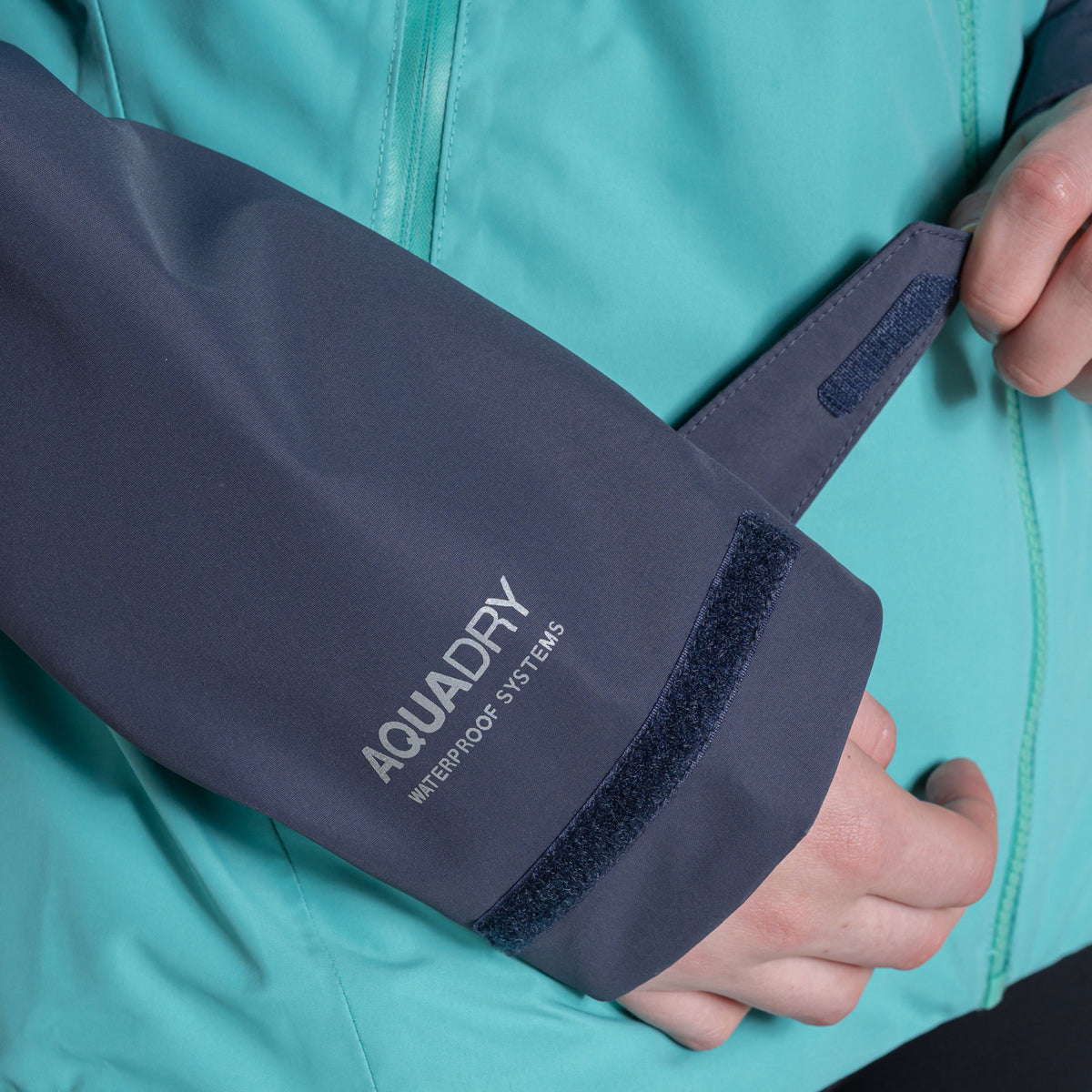 Craghoppers Women's Vanth Waterproof Jacket | Glazed Aqua / Anthracite Clothing Craghoppers
