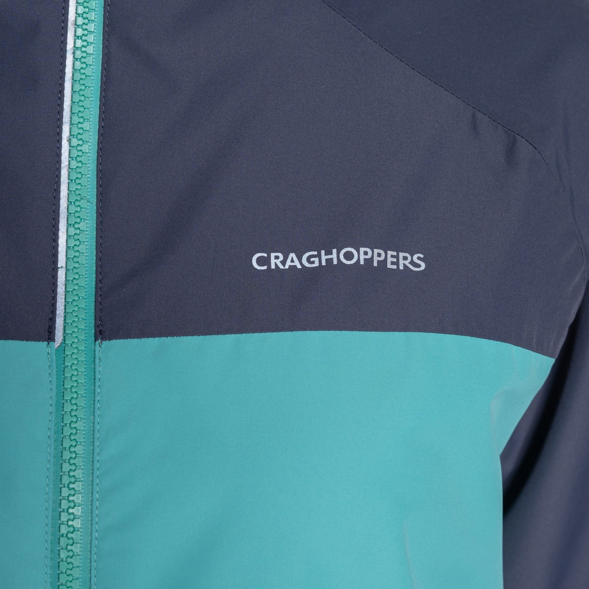 Craghoppers Women's Vanth Waterproof Jacket | Glazed Aqua / Anthracite Clothing Craghoppers