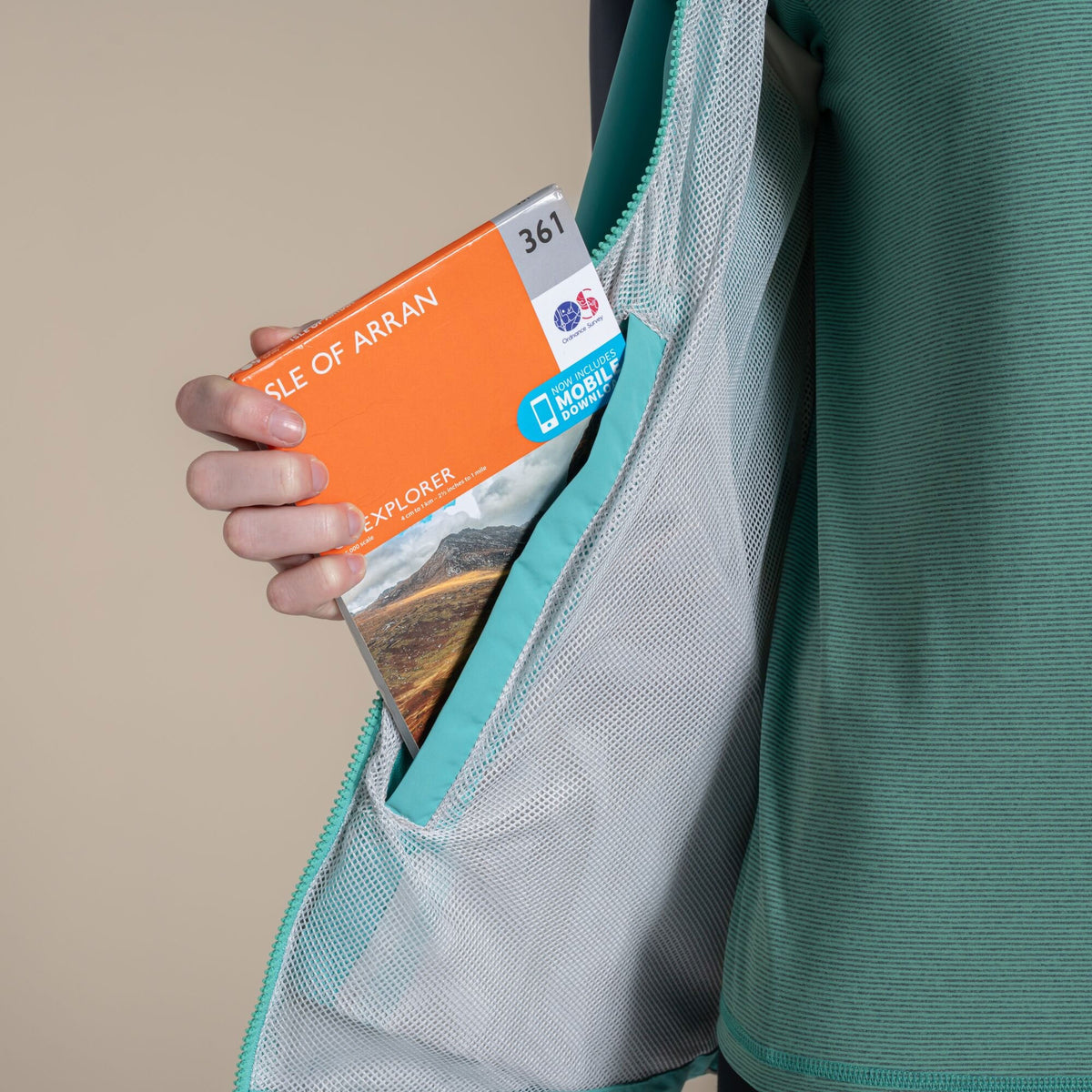 Craghoppers Women's Vanth Waterproof Jacket | Glazed Aqua / Anthracite Clothing Craghoppers