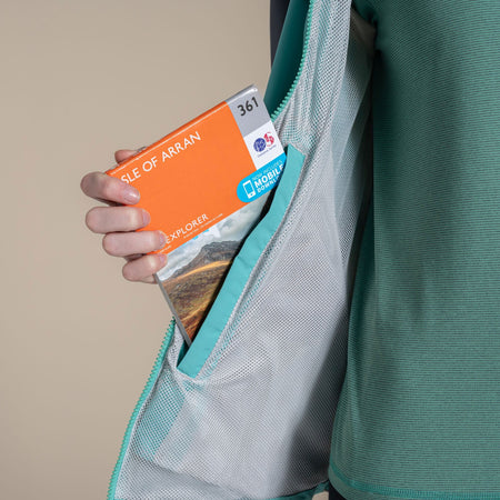 Craghoppers Women's Vanth Waterproof Jacket | Glazed Aqua / Anthracite Clothing Craghoppers