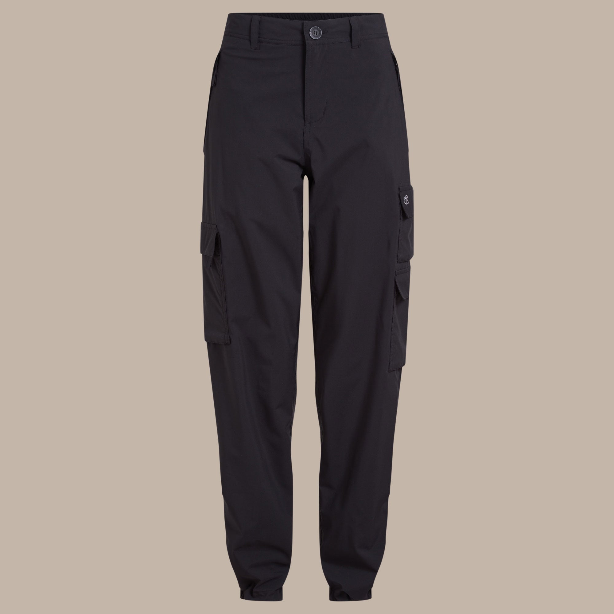 Craghoppers Women's Natales Waterproof Lightweight Cargo Trousers | Black Clothing Craghoppers