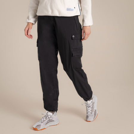 Craghoppers Women's Natales Waterproof Lightweight Cargo Trousers | Black Clothing Craghoppers