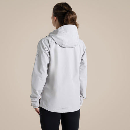 Craghoppers Women's Ossus Waterproof Jacket | Light Grey Clothing Craghoppers